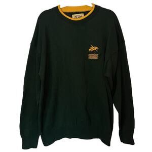 Dehen Vintage Sweater Mens XL Florida University Patch Pullover 100% Cotton Bull